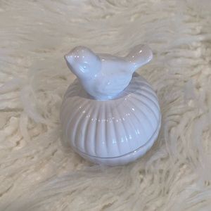 Small White Trinket Box